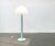 Blue Postmodern German Table and Floor Lamp with Light Blue and White Swirl Pattern, 1980s, Set of 2 For Sale - Image 8 of 18