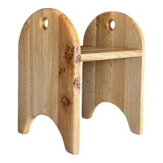 Kyoto Stool in Oak by Fosfeen For Sale