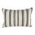 Turkish Hemp Pillow Cushion Natural Beige Black Pillow Cushion Cover 16 "x 24" For Sale