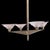 Charles Schneider French Art Deco Polished Nickel Chandelier This chandelier measures: 19.25 wide x 19.25 deep x 32 inches...