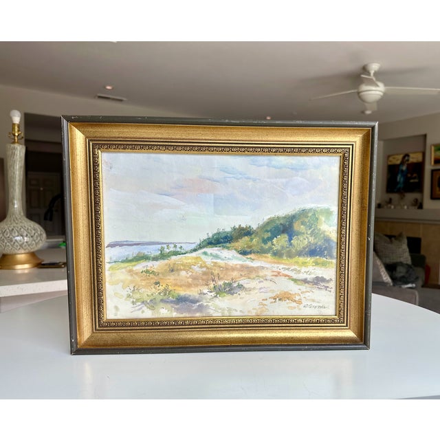 Henry Deidrich Gremke Original California Landscape Watercolor, Framed For Sale - Image 4 of 15