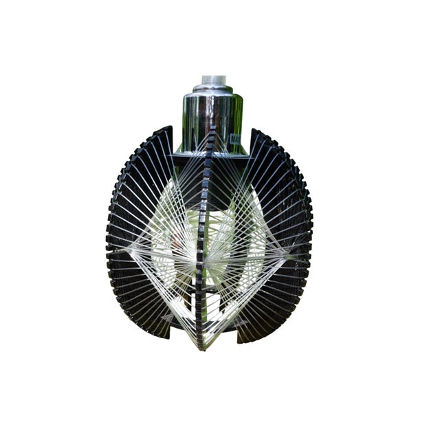 Small Geometric Window Lamp in the style of Paul Secon for Sompex For Sale - Image 10 of 10