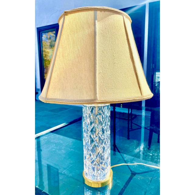 Waterford Crystal Classic Column Lamp Chairish