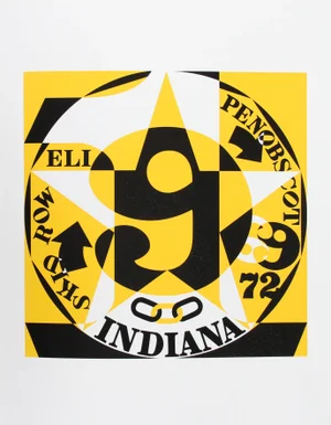 Decade Autoportrait Serigraph by Robert Indiana