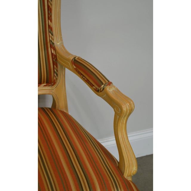 Ethan Allen Home Collection Louis XV Style Armchair Made in Italy For Sale - Image 12 of 13