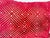 Red Red Geometric Cut Velvet Lumbar Pillow With Down Insert For Sale - Image 8 of 8