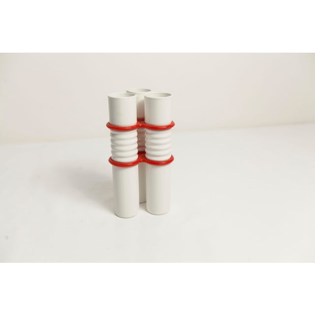 Red Vintage Livat Vase by Martin Vallin for Ikea, 1980s, Set of 3 For Sale - Image 8 of 10
