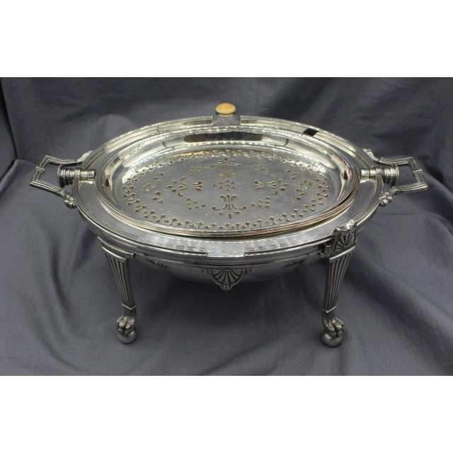 Late 19th Century C. 1880s Egyptian Revival English Revolving Hunt Tureen For Sale - Image 5 of 8
