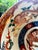 Red Mid 20th Century Japanese Imari Style Dragon & Phoenix Porcelain Bowl With Gilt Decoration For Sale - Image 8 of 10