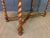 Walnut Barley Twist 3 Drawer Side Table, 1900s For Sale - Image 4 of 16