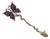 Pauline Rader Butterfly Stick Pin Brooch Garnets, Pearl, Moonstone and More For Sale