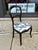 Mid 19th Century Pair of Ebonized Louis Philippe Side Chairs With Seats Covered in Toile, France, 1840 For Sale - Image 5 of 12