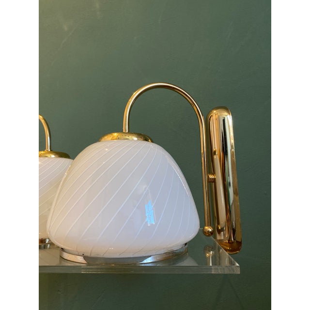 Vintage Murano Glass Wall Lights from Millefiori, 1970s, Set of 2 For Sale - Image 6 of 18