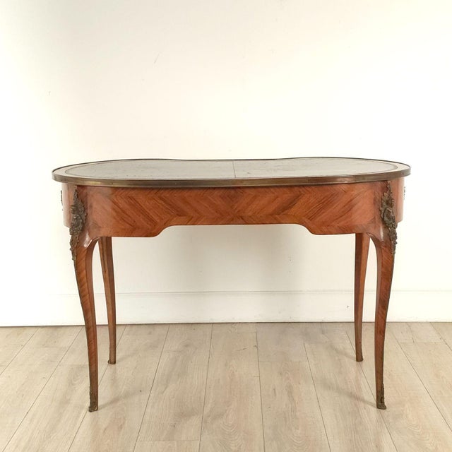 French Kidney-Shaped Desk, Circa 1880 For Sale In San Francisco - Image 6 of 12