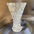 Vintage Crystal Bud Vase Trio Sculptural Cut Glass Curated Collection For Sale - Image 4 of 9