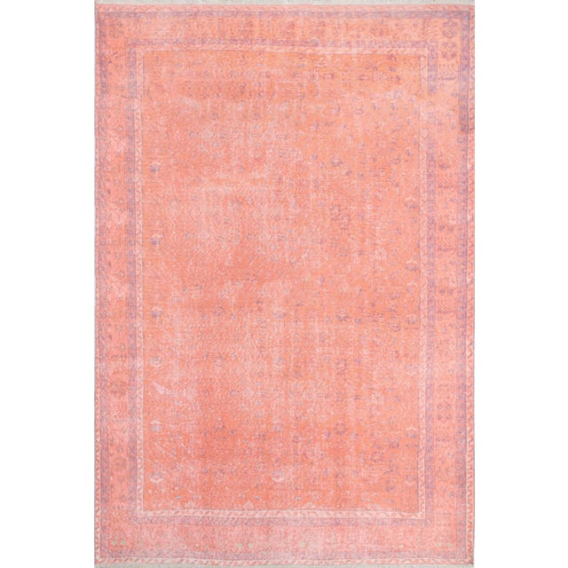 Momeni Chandler Amoli Coral 9'6" X 12'6" Area Rug For Sale In Atlanta - Image 6 of 6