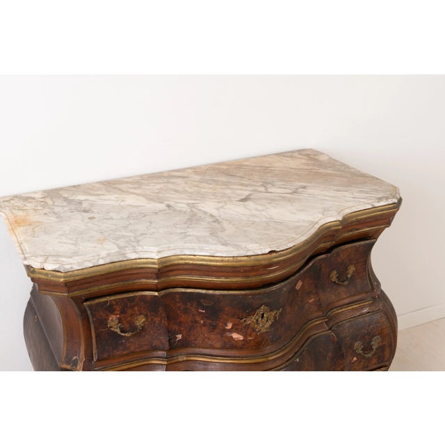 18th Century Swedish Rococo Chest of Drawers For Sale - Image 6 of 14