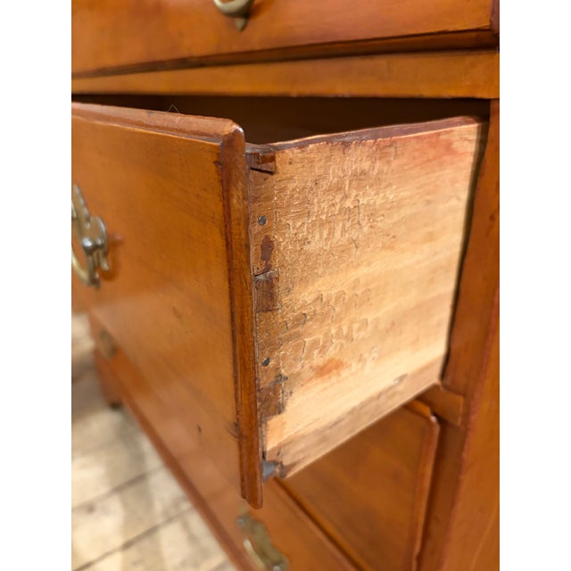 Antique Maple Chippendale Style Dresser For Sale In Boston - Image 6 of 9