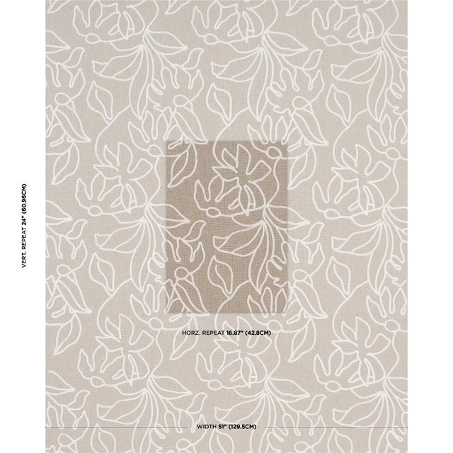 Based on original artwork created in our studio, Lola Embroidery is a continuous allover floral with a loose gestural...