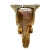 Large Mid-Century Gold Plaster Ram Head Wall Pocket Planter For Sale - Image 10 of 10