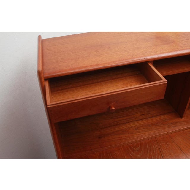 Vintage Secretaire in Teak by Bernhard Pedersen & Son, 1965 For Sale - Image 16 of 17