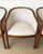 Dove Gray Handsome Set of 4 Ethan Allen Jacob Barrel Chairs in Dove Gray For Sale - Image 8 of 9