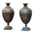 Pair of Neoclassical Tole Urns For Sale