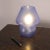 Blue murano glass sapinato glass height 21cm, made in italy design table lamp type: table lamp glass color: borotalco...
