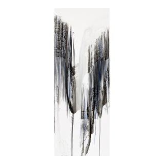 Contemporary Abstract Pigment and Ice on Yupo Painting "Ablation Zone 6" by Jaanika Peerna For Sale