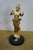 Brass Japanese Linden Art Nouveau Swinging 8 Day Diana Statue Desk Clock 14" For Sale - Image 8 of 18