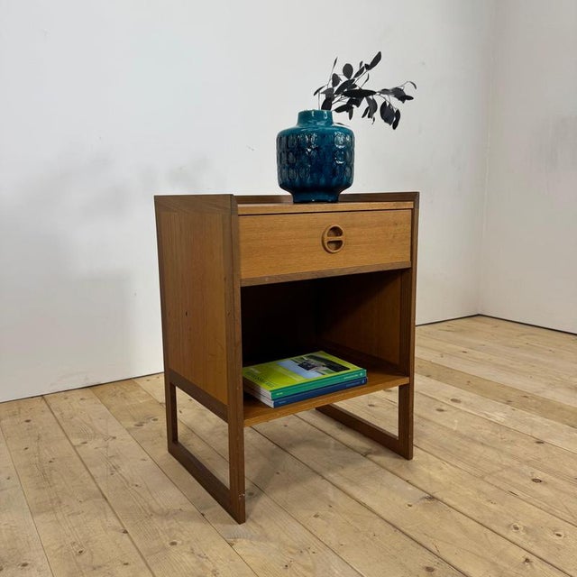 Night Bedside Table by Arne Wahl Iversen for Möbel-Ikea, 1960 For Sale - Image 9 of 10