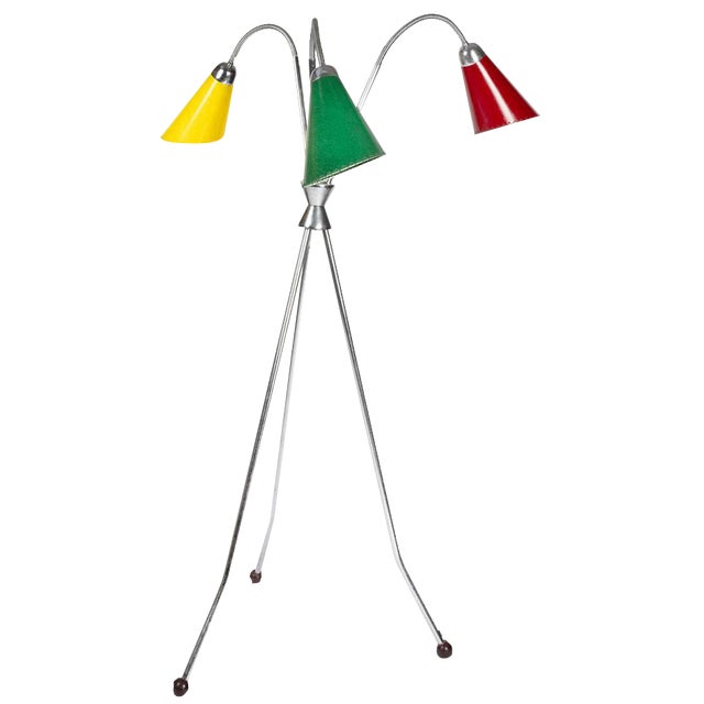 Vintage Floor Lamp, 1950s For Sale