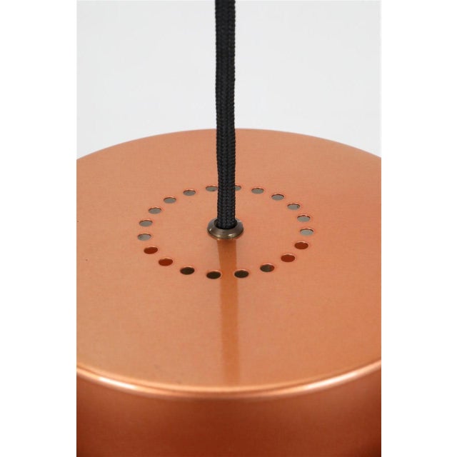 Metal Danish Juno Pendant Lamps by Jo Hammerborg for Fog & Mørup, 1960s, Set of 2 For Sale - Image 7 of 18