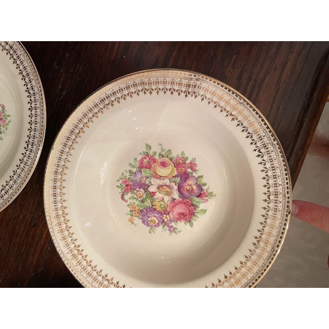 Mid 20th Century 22 Karat Gold Serving Bowls- Set of 6 For Sale In Chicago - Image 6 of 11