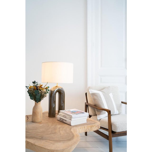 Green Marble Arko Table Lamp by Simone & Marcel For Sale - Image 12 of 14