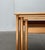 Wood Mid-Century Modern Pine Nesting Tables from Asko, Finland, 1960s, Set of 3 For Sale - Image 7 of 18