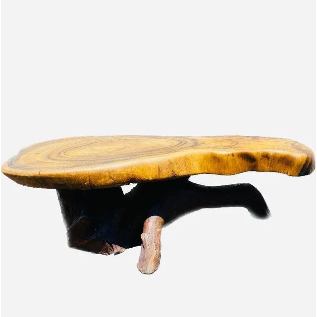 Wood José Zanine Caldas Style Coffee Table Brazil Circa 1970s For Sale - Image 7 of 12