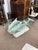 For sale is a one of a kind vintage coffee table with a family or "Pod" of dolphins creating the base. There are two...