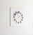 "Mocap" (White-Black) Illusionistic Wall Clock / Wall-Sculpture For Sale - Image 9 of 12