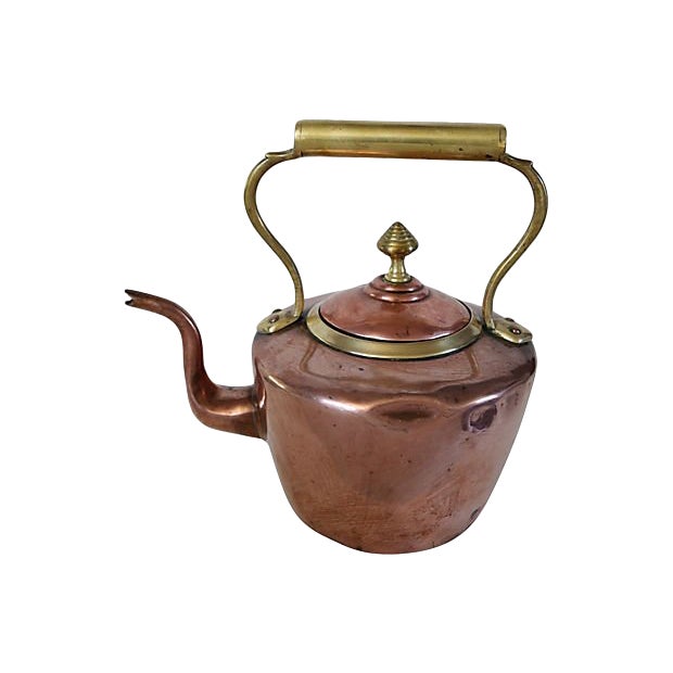 Antique English Copper Tea Kettle Chairish
