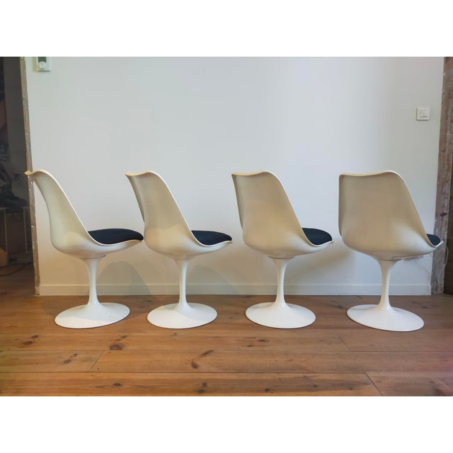 Plastic Swivel Chairs by Eero Saarinenfor Knoll , 1970s, Set of 4 For Sale - Image 7 of 16