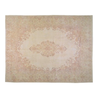 Vintage Turkish Anatolian Hand Knotted Wool Rug, 11'8x15'5 For Sale