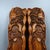 1990s Pair of Carved Rosewood Paperweights With Lotus Leaf Motif - Asian Scholar's Objects For Sale - Image 5 of 9