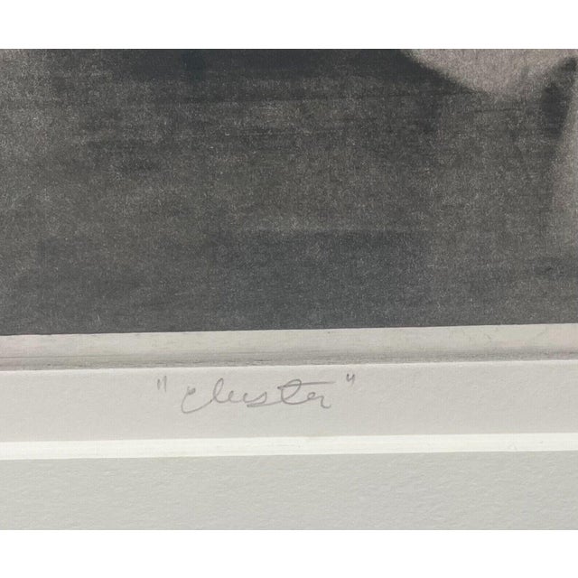 Black Jo Sandman Abstract Expressionist 'cluster' Signed Etching - Motherwell Student For Sale - Image 8 of 12