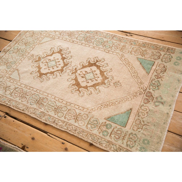 Vintage Distressed Oushak Rug - 2'11" x 4'3" For Sale - Image 9 of 9