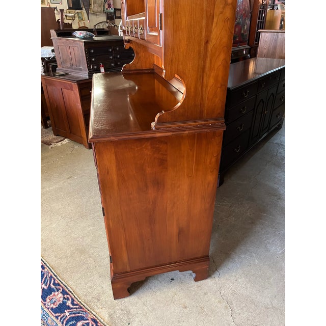 Wood Henkel Harris Cherry Hutch For Sale - Image 7 of 12