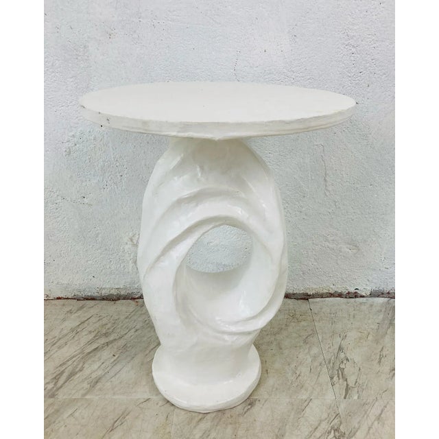Paper Mache Side Table Chairish