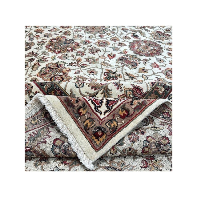 9x12 Handwoven Mughal Area Rug - 106810 For Sale - Image 4 of 12