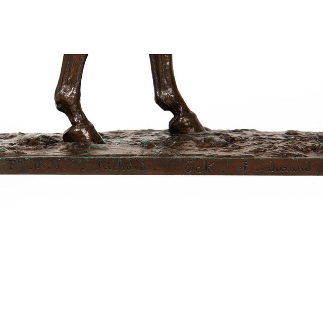 French Bronze Sculpture of Arabian Stallion “Rainbow” by Christophe Fratin For Sale - Image 12 of 17