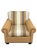 Classic upholstered lounge chair by Hickory Chair Furniture Company, featuring generously scaled rolled arms, tailored...